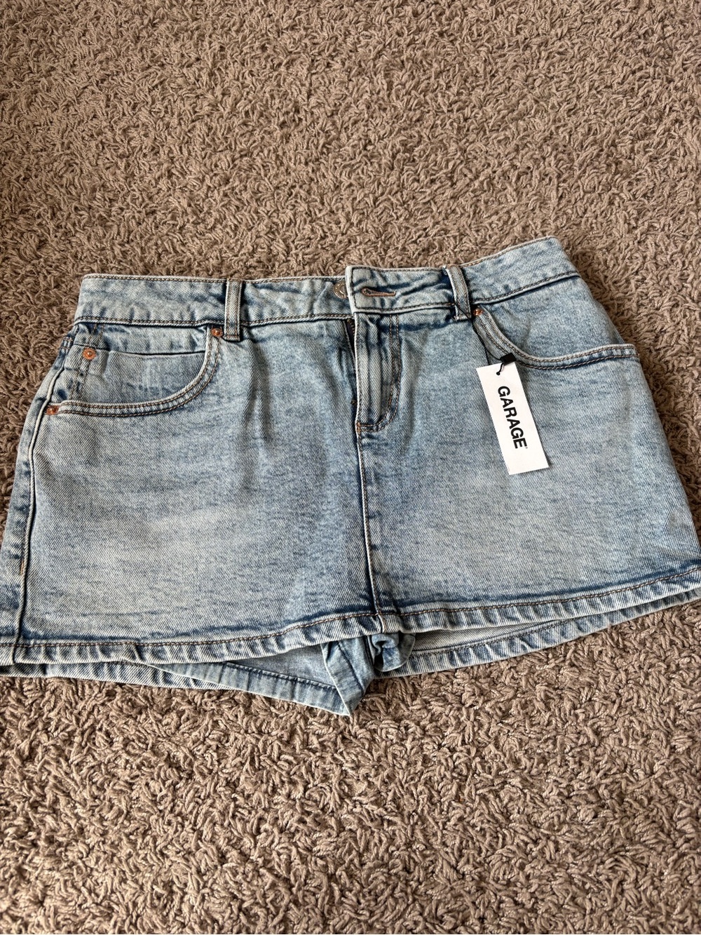 Garage Light Blue Denim Jean Skort (New with tags)